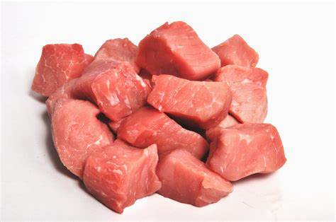 Diced pork/kg