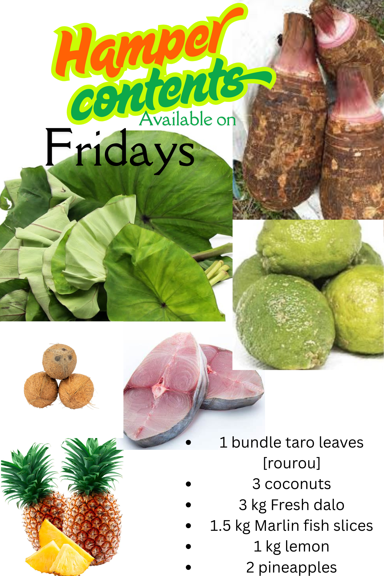 Hamper packs Fridays