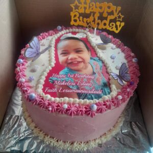 8" double layered cake