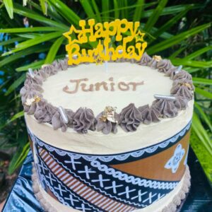 8" 3 - 4 layered cake