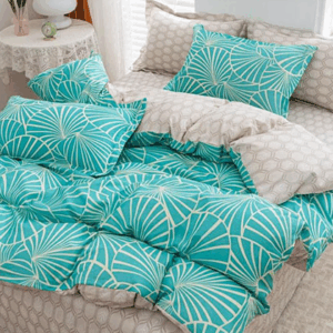 Turquoise comforter set: Queen size