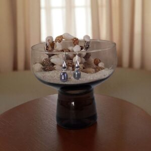 Peacock Colored Freshwater Pearl Earrings.