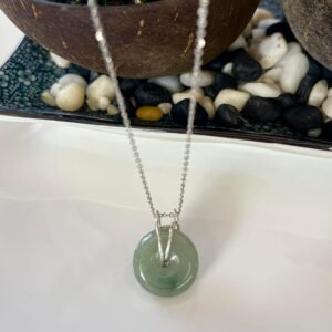 Jade on a Silver Chain