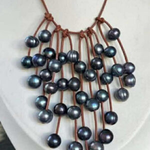 Tahitian pearl waterfall necklace