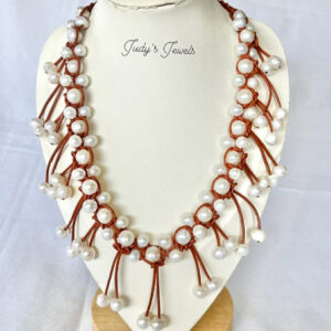 Hand braided with genuine leather